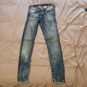 Low Waist Skinny Denim Jeans
